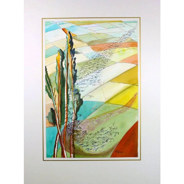 A.m. Rémy, Flock of Sweeping Birds For Sale - Image 4 of 5