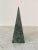 Stone Green Marble Obelisk With Dramatic Veining For Sale - Image 7 of 8