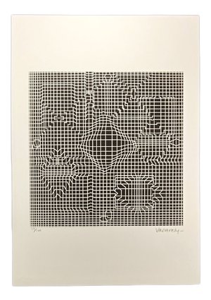 Victor Vasarely, Composition, 1970s, Limited Edition Lithograph.