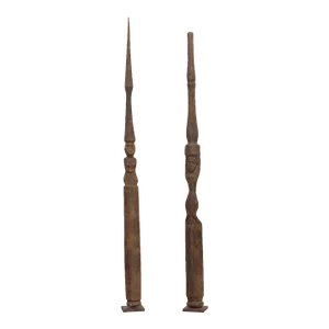Set of Two, Antique Fishing Float Poles