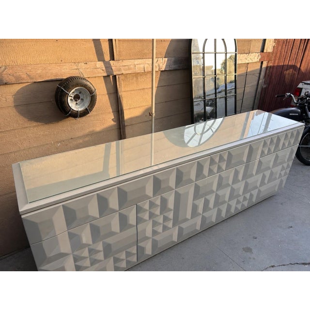 Abstract Imported Fendi Casa Credenza For Sale - Image 3 of 6