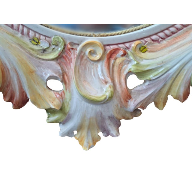 Art Mirror in Polychrome Ceramic by Maria Pegoraro for Riccardo Capuzzo Bassano, 1950 For Sale - Image 10 of 18