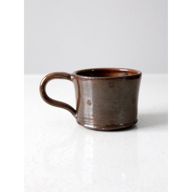 Ceramic Vintage Studio Pottery Mug For Sale - Image 7 of 8
