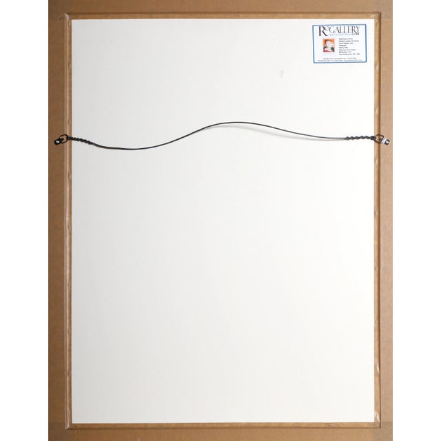 Impressionist 1980s "Femme Accoudee A Sa Fenetre" Lithograph After Pablo Picasso For Sale - Image 3 of 3