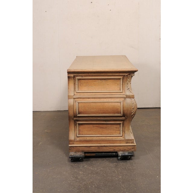 18th Century French Louis XV Bleached Bombé Commode For Sale - Image 12 of 12