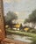 Green Antique European Pastoral Landscape Oil on Canvas, Signed by Artist For Sale - Image 8 of 10