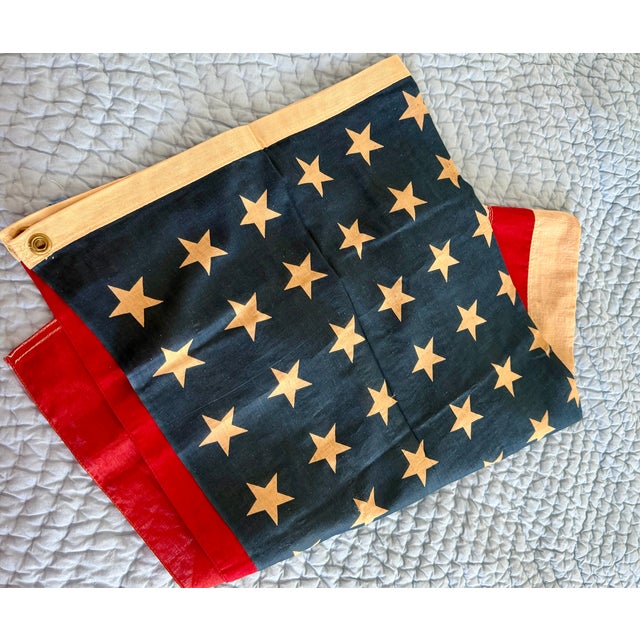 American Vintage 1930s 48-Star American Flag For Sale - Image 3 of 10