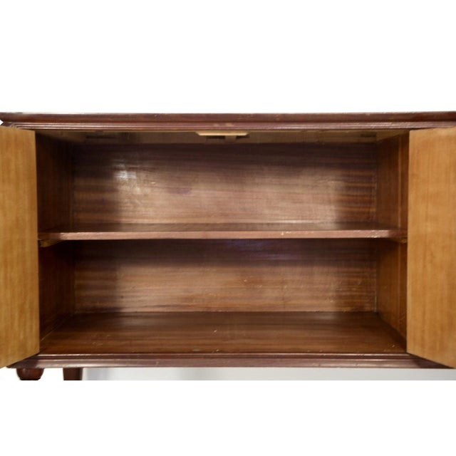 Mid-Century Italian Walnut and Brass Sideboard, 1950s For Sale - Image 10 of 12