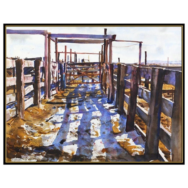Impressionist 1980s The Ranch, Shirl Goedike For Sale - Image 3 of 6