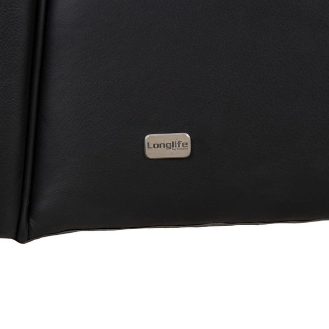 Sleepoly Two-Seater Sofa in Black Leather from Himolla For Sale - Image 10 of 14