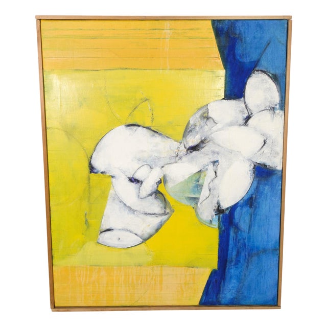 Allan Schmidt, Composition, 1968, Oil Painting on Canvas, Framed For Sale