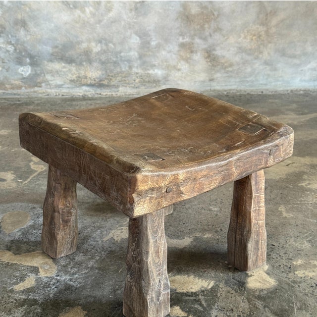 Small Stool in Teak For Sale - Image 11 of 18