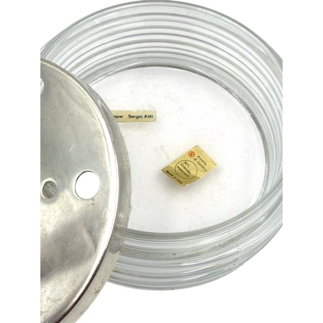 Space Age "Onde" Series Crystal Ashtray / Sauce Server, Sergio Asti, Arnolfo Di Cambio Italy Ca. 1970 For Sale - Image 10 of 10