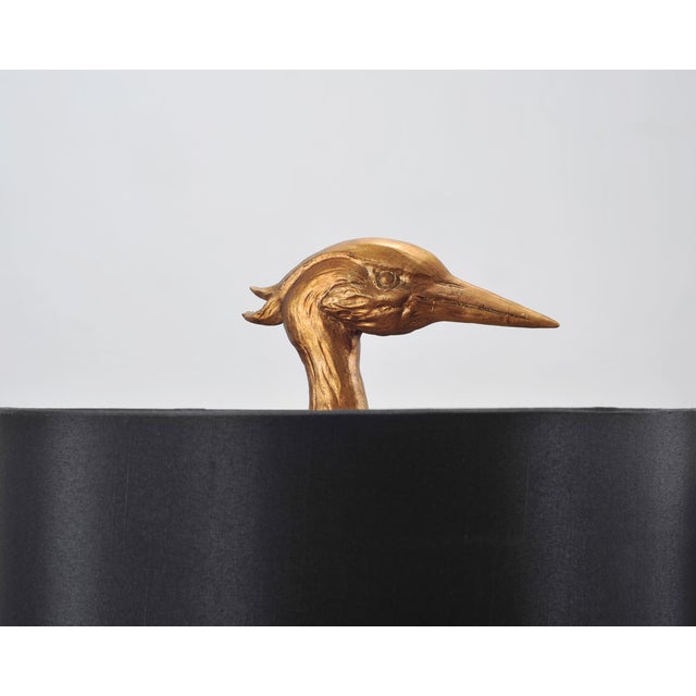 Cyan Design Gilt Resin and Lucite Ibis Table Lamps by Cyan Design - a Pair For Sale - Image 4 of 18