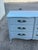 1970s French Provincial Blue Gray Lacquered Dresser of Twelve Drawers For Sale - Image 4 of 11