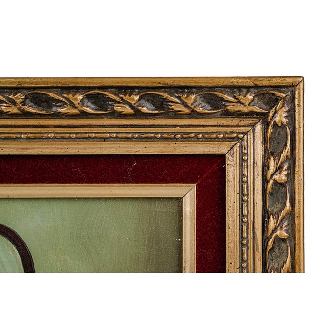 Late 20th Century Original Oil Painting by Frank Lean - Tabletop Still Life For Sale - Image 5 of 6