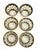 Gold Mid-Century Culver Valencia Rocks Glasses & Pitcher - Set of 7 For Sale - Image 8 of 8