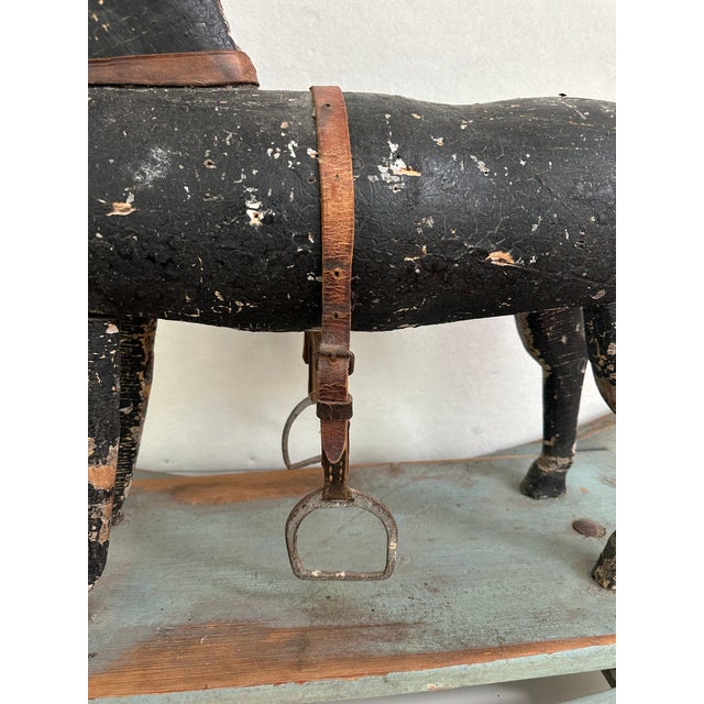 Primitive Antique Rocking Horse For Sale - Image 9 of 11