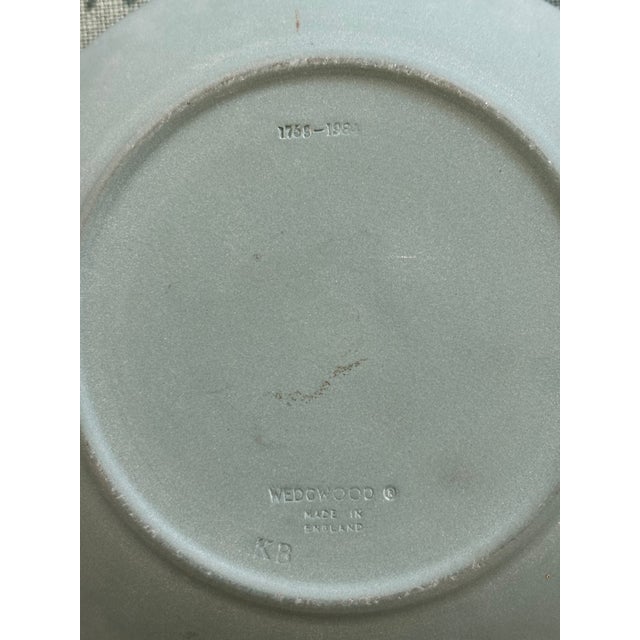 Vintage Wedgwood Jasperware Teal Green Scallop Shell Petite Trinket Dish & Lidded Box For Sale - Image 13 of 14