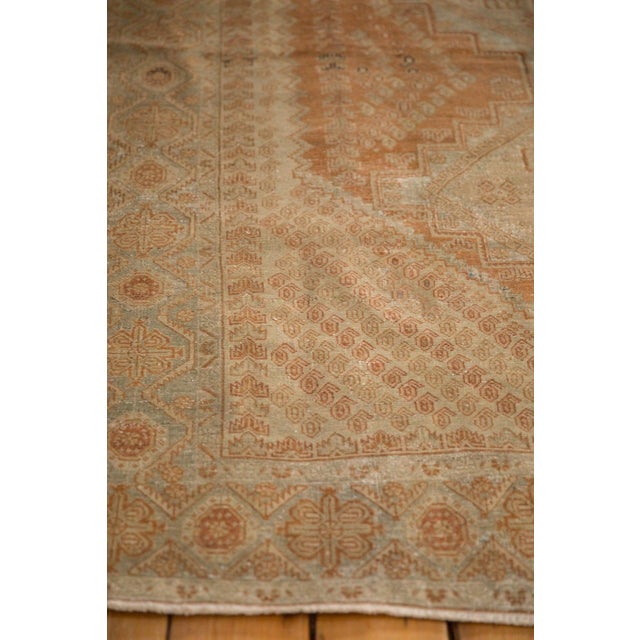 Copper Vintage Distressed Afshar Rug - 4'9" X 6'7" For Sale - Image 8 of 10