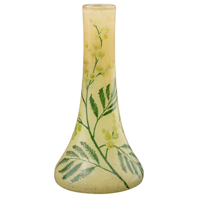 French Art Nouveau Vase from Legras & Cie For Sale - Image 5 of 5