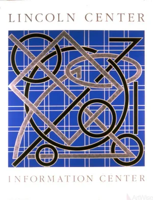 Valerie Jaudon, Lincoln Center Information Center, 1986, Serigraph
