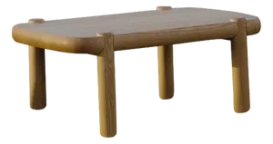 Mesitacafé American Ash Coffee Table by Marco Calhau