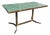 Coffee Table with Malachite Top and Brass Frame, France, 1950s For Sale