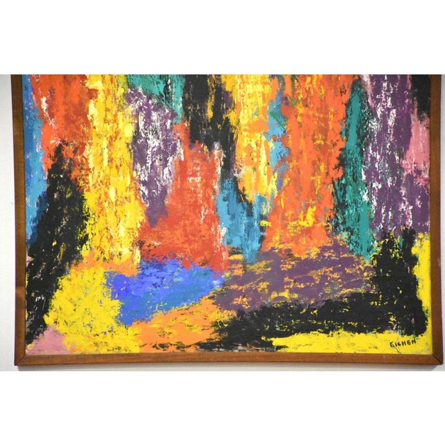 Mid Century Abstract Painting For Sale - Image 4 of 8