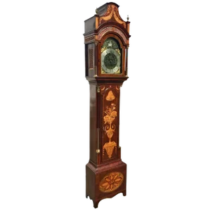 Inlaid George III Longcase Clock With Automaton Movement, Circa 1780