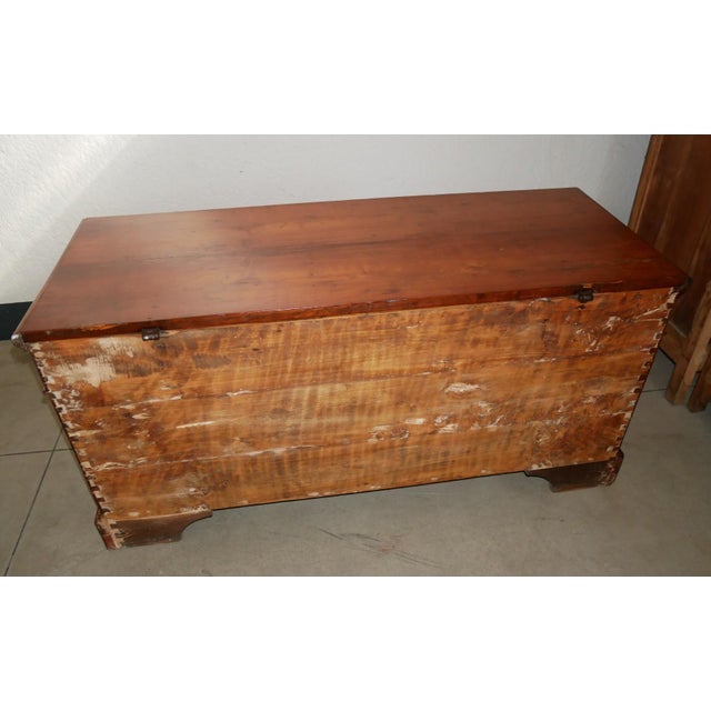 Antique Cherry Chest, 1890s For Sale - Image 3 of 16