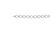 .925 Sterling Silver 1.00 Cttw Diamond Interlinking Open Circle Link Bracelet For Sale In New York - Image 6 of 6