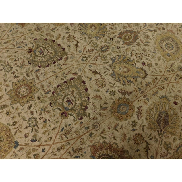 Vintage Handmade Indian Rug. 9'10"x 14' For Sale - Image 14 of 18