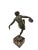 Art Deco Figurine of Dancing Woman with Cymbals by Fayral for Verrier, 1920s For Sale - Image 3 of 7