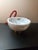 Solid Marble Pedestal Decorative Bowl Made in Pakistan For Sale - Image 4 of 7