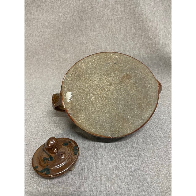 Ceramic 1960s Plum Tree Pottery Tea Pot For Sale - Image 7 of 8