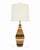 Here is a lovely and rare "Thailandia" table lamp by Aldo Londi for Bitossi. Made in Italy, circa 1906s. The large ceramic...