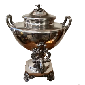 18th Century Antique English Old Sheffield Samovar/ Hot Water Urn, Circa 1820s