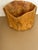 Vintage Hand-Carved Live Edge Root Wood Deep Bowl For Sale - Image 4 of 5