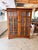 1980s Drexel Arts & Crafts Glass Front Bookcase For Sale - Image 5 of 13