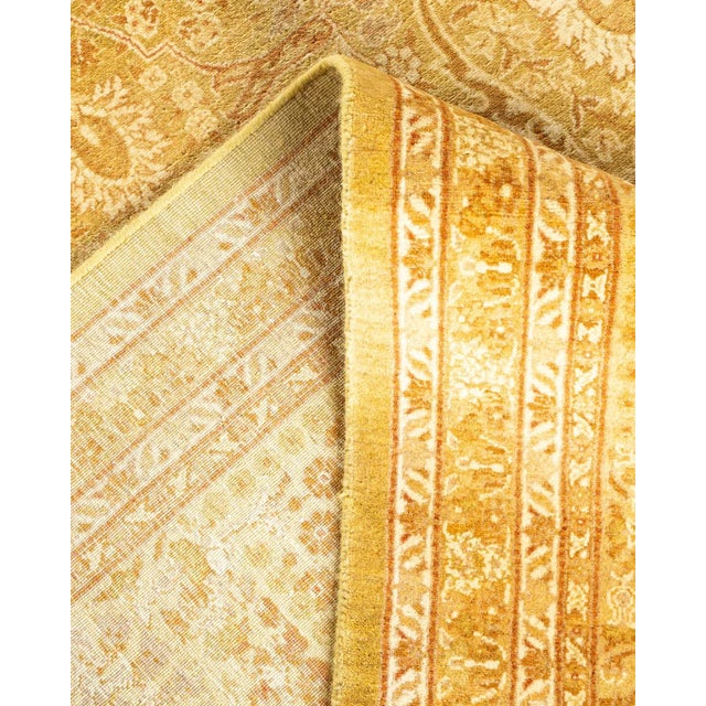 Mogul, One-of-a-Kind Hand-Knotted Area Rug in Green, 9' 1" x 17' 10" For Sale In New York - Image 6 of 8