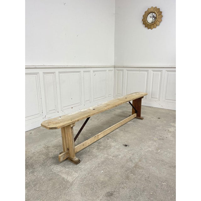 We are offering this set of benches from the 1930s-1940s in excellent overall condition. They are also quite spacious (200...