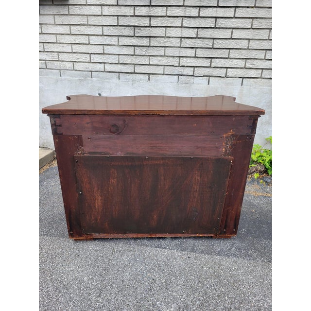 American Empire Figured Mahogany Pier Table 1840's For Sale - Image 12 of 12