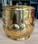 English Vintage English Hand-Hammered Brass Lion Head Cachepot Jardinière For Sale - Image 3 of 12
