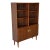 Rosewood Bookcase Storage Cabinet With Lower Doors Danish Mid-Century Modern 1960s For Sale