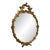Vintage Giltwood Oval Wall Mirror For Sale