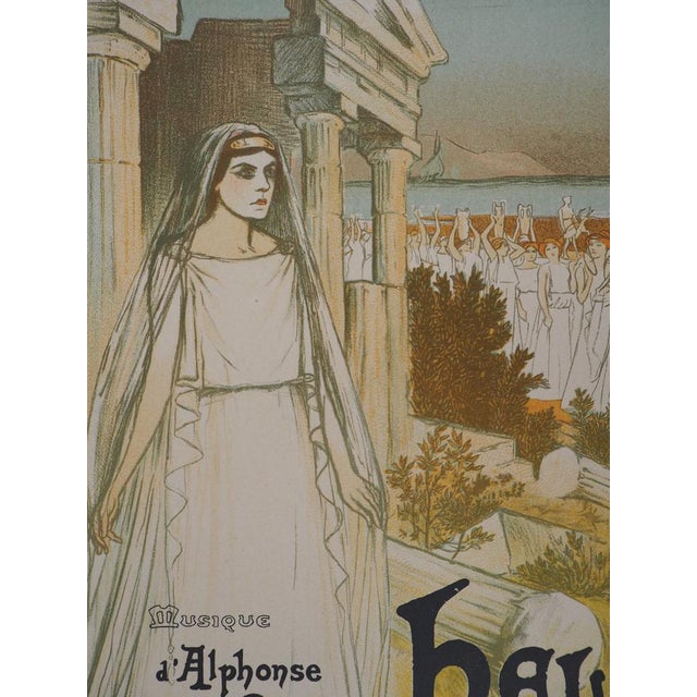 Théophile Alexandre STEINLEN Hellé, 1895 Original color lithograph on fine vellum Signed in the plate Dimensions 39 x 29...