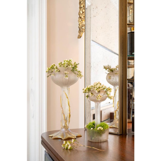 Glass Vase Ausführung 2 from Leopold Bauer for Johann Loetz Witwe, 1907 For Sale - Image 7 of 8