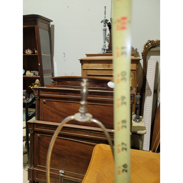 1970s 1970s Porcelain Floral Table Lamps - a Pair For Sale - Image 5 of 6