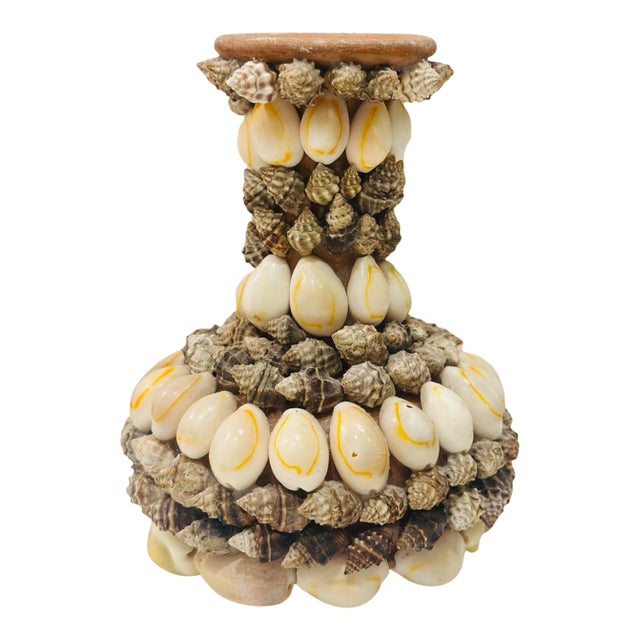 Vintage Shell Vase For Sale